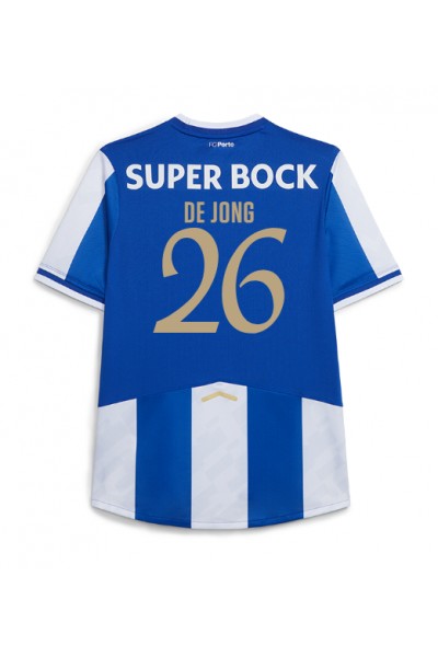 Porto Luuk de Jong #26 Jalkapallovaatteet Kotipaita 2025-26 Lyhythihainen Porto Luuk de Jong #26 Jalkapallovaatteet Kotipaita 2025-26 Lyhythihainen